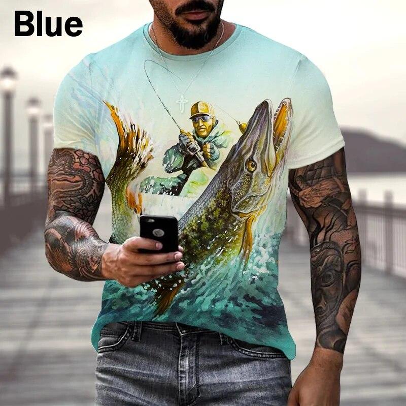 

Футболка с 3D принтом для хобби, ловли карпа, мужская модная индивидуальная футболка с круглым вырезом и короткими рукавами XXXL