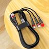 3-in-1 Fast Charging Cable: 6A Speed for Apple, Android, and Type-C Devices