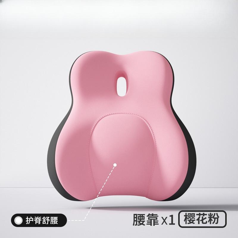 Ergonomic Universal Car Lumbar Support Pillow Memory Foam Back Waist Cushion Pillow Driver Vehicles Seat Comfort Driving Support