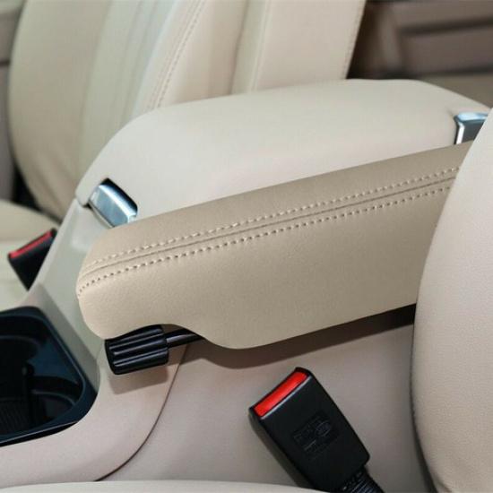 2pcs Left & Right Leather Seat Armrest Handle Cover For Land Rover Discovery 3 4