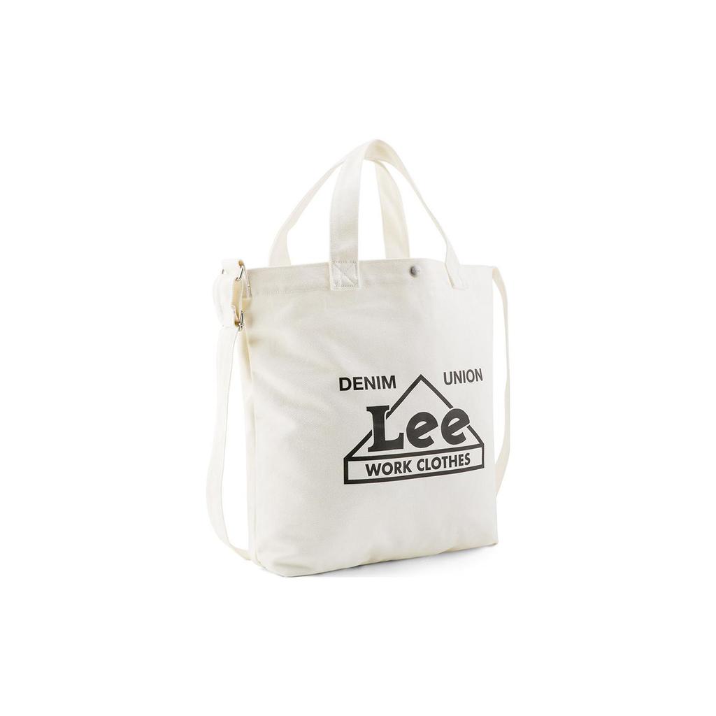 New Lee Cotton Patchwork Canvas Tote Bag Shopping Bag Canvas Bag Shoulder Bag Crossbody Bag Handbag Regular Unisex Ecru L419214ZK20U