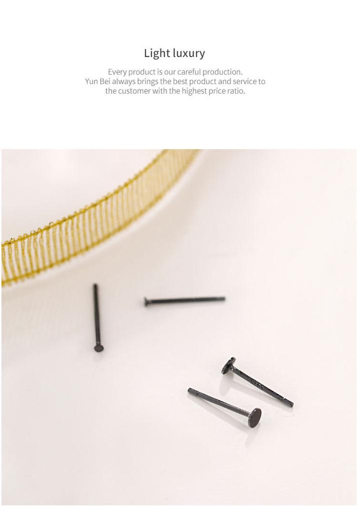 Maži Taškeliai Auskarai, Delikatiški Mini 1,5 mm 3 mm 925 Prabaus Sidabro, Auksiniai Arba Juodi Studai, Mažiausias Studas - Vaiduokliški Stacking Stud Auskarai