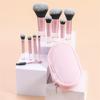 Furry Eyeshadow Powder Brush with Bag Cosmetic Brush Set Mini Makeup Brush Set  Travel Essentials