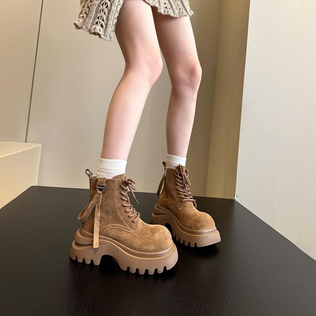 Martin Boots Children's Single Boots 2025 Autumn and Winter New Thick-soled Super Foreign Style Small Short Boots Tooling Locomotive Boots