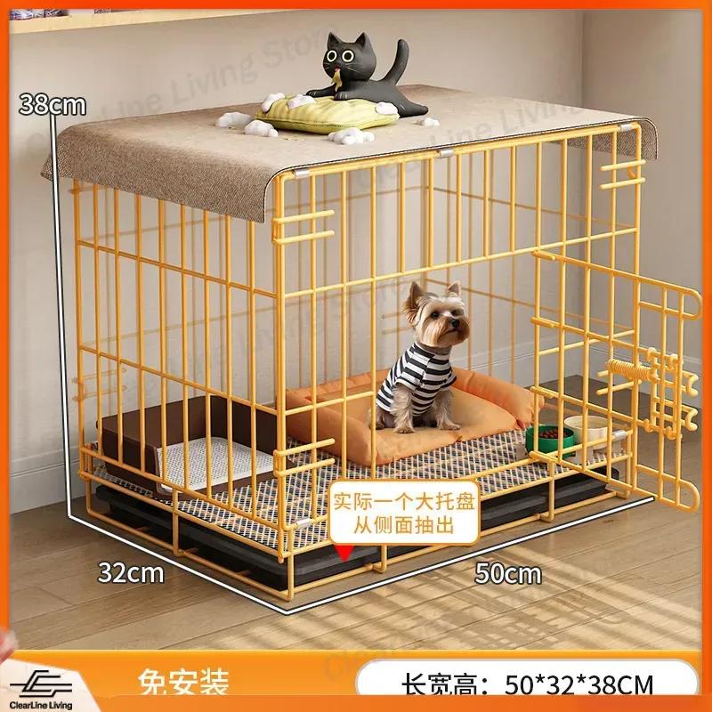 Medium Dog Crate for Labrador Golden Retriever Large Pet Cage with Removable Tray Portable Indoor Outdoor Dog House Kennel