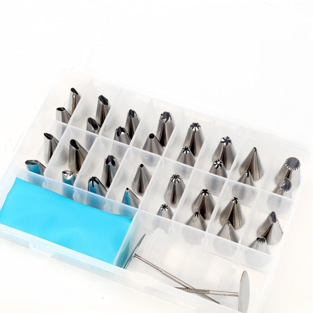 38Pcs/Set Creative Cake Decorating Nozzles Set DIY Decorating Piping Tip  Kitchen Gadgets