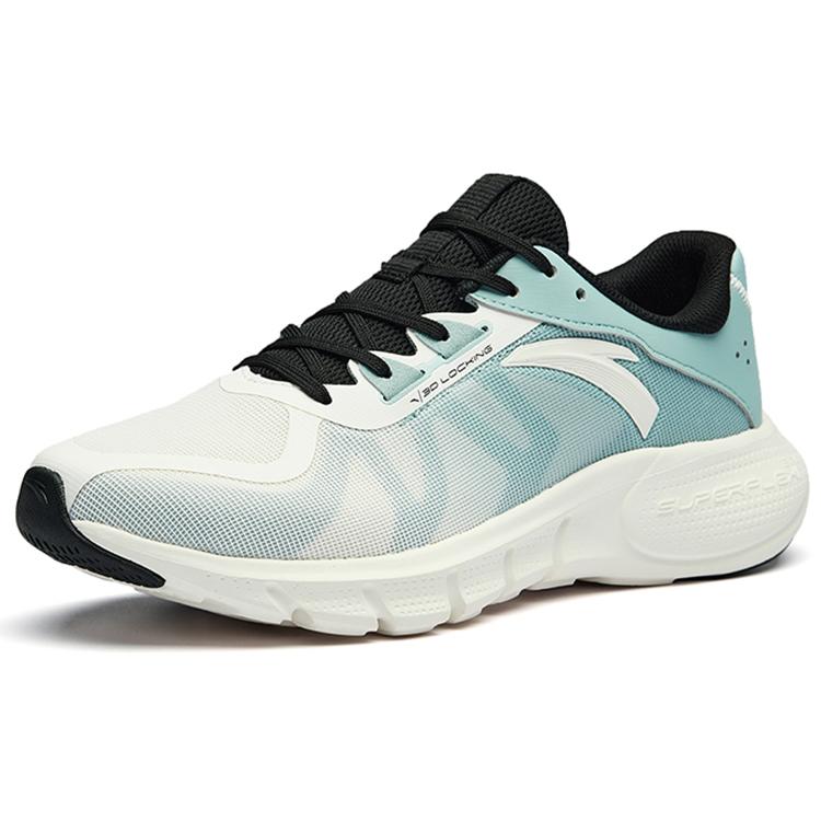Anta Running Collection Lightweight Low Top Running Shoes Men's White Blue Black 112235557-4