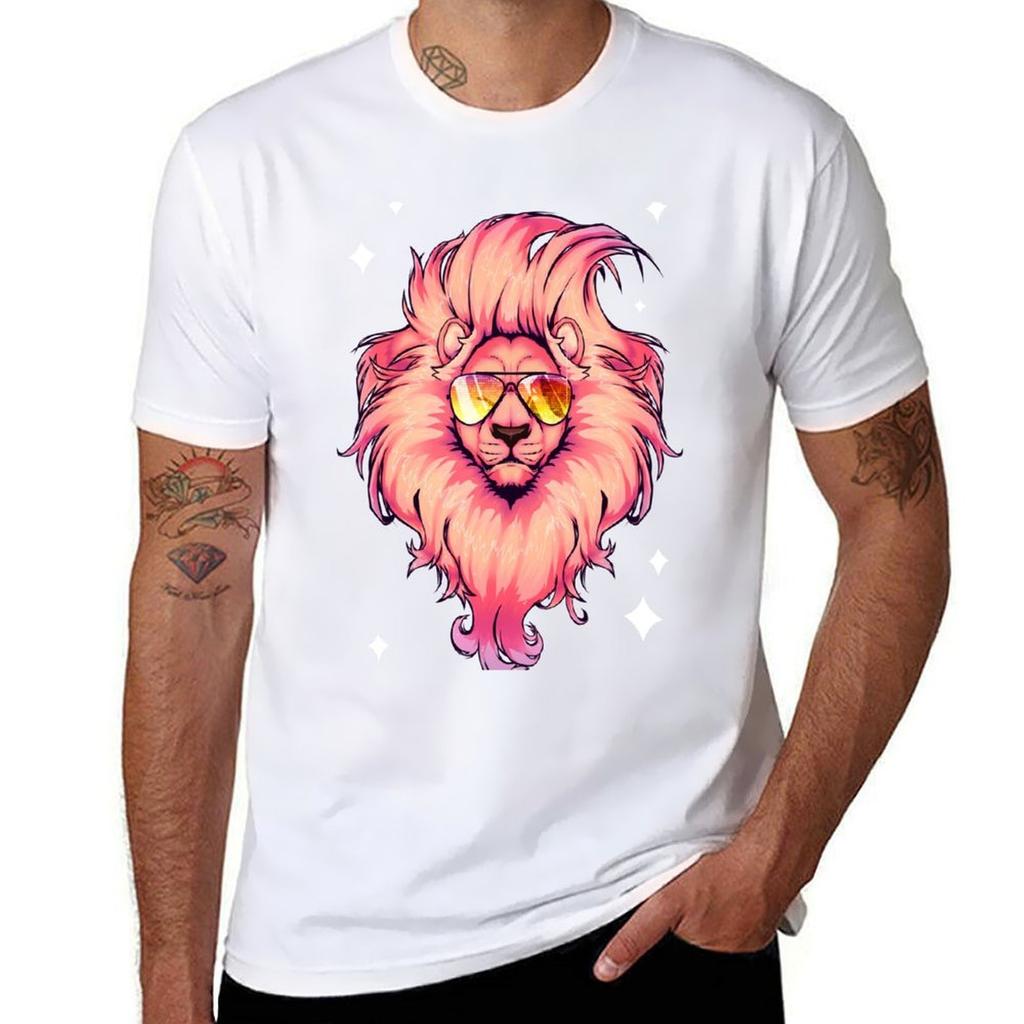 Summer Lion Tshirt High Elasticity Sports Tee Shirt Tshirt