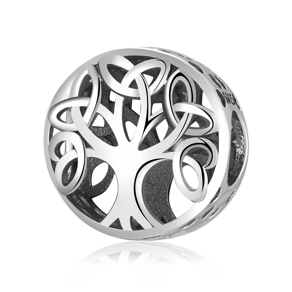 925 Silver Sparkling Angel Wings Dream Catcher Skull Clear CZ Charms for Jewelry Making Fit Original Designer Bracelets