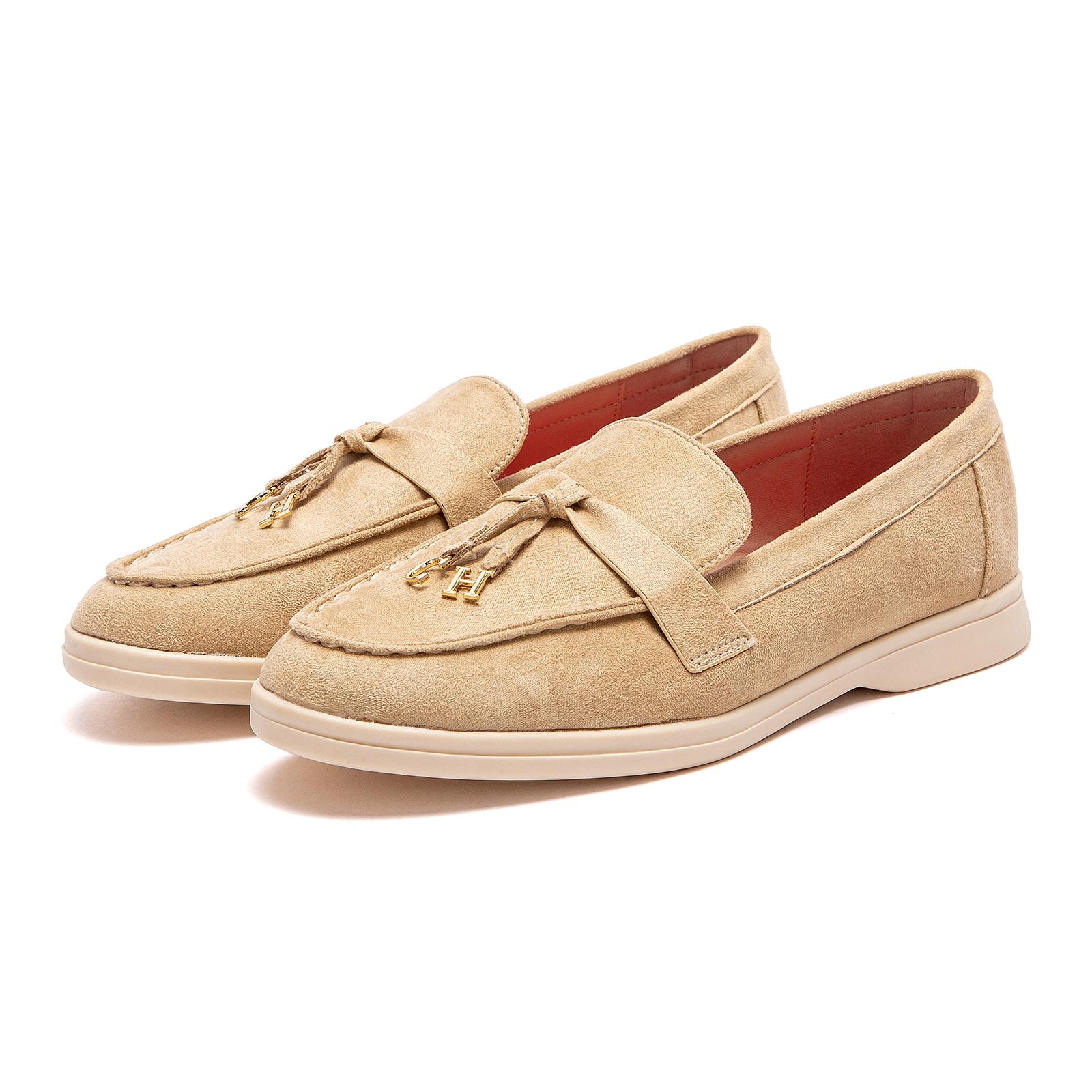 

Men s and Women s Casual Shoes Loafers Deluxe Brand Leather Shoes Flat Out Traveling Strolling Shoes Black Model 36