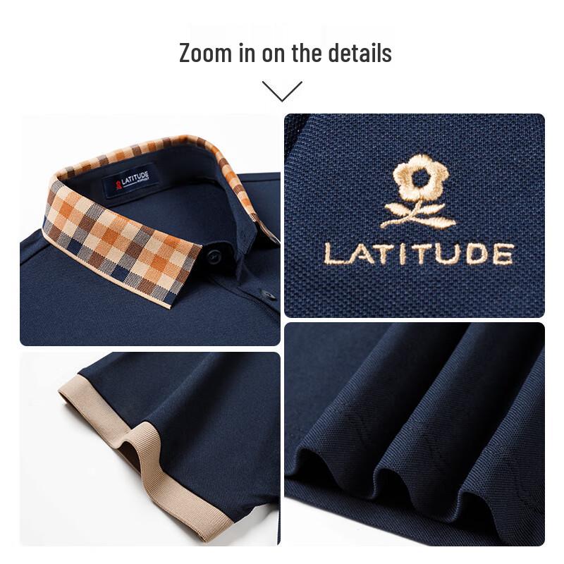 MONTAGUT Pánské polo tričko ze směsi hedvábí s chladivým efektem a odolností proti mačkání