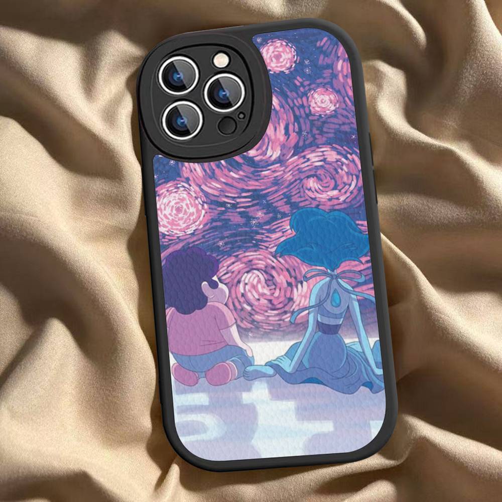 Classic Animation S-Steven U-Universe Phone Case Hard Leather For IPhone 16 15 14 13 12 Mini 11 14 Pro Max Xs X Xr 7 8