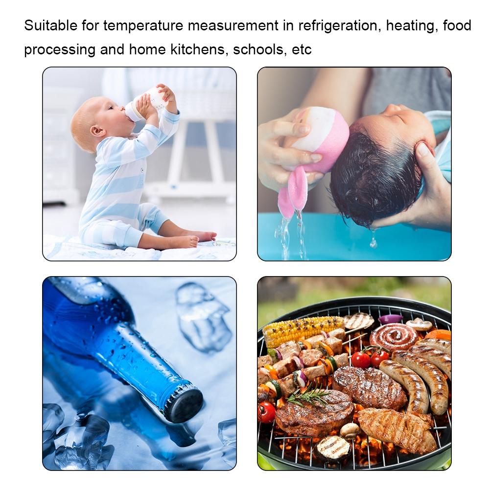 Portable Digital Pen Type Thermometer with   Probe for Kitchen Cooking BBQ Meat Fry Food Milk