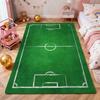Green Soccer Field Indoor Rug Soft Nonslip Carpet For Living Room Play Area Hallway Home Party Decor Valentine'S Day Gift