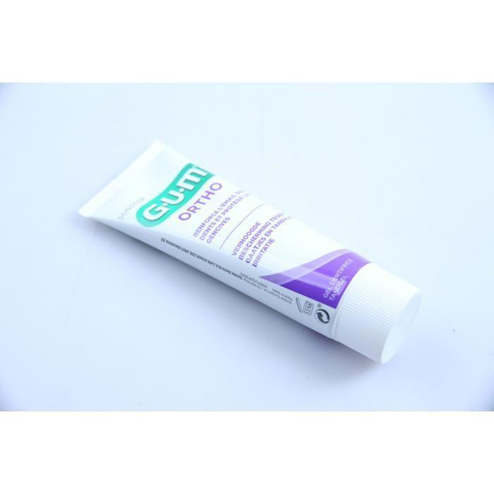 Dentifrice - Gum - Ortho Gel - 75ml - Menthe Douce - Sans Parabène