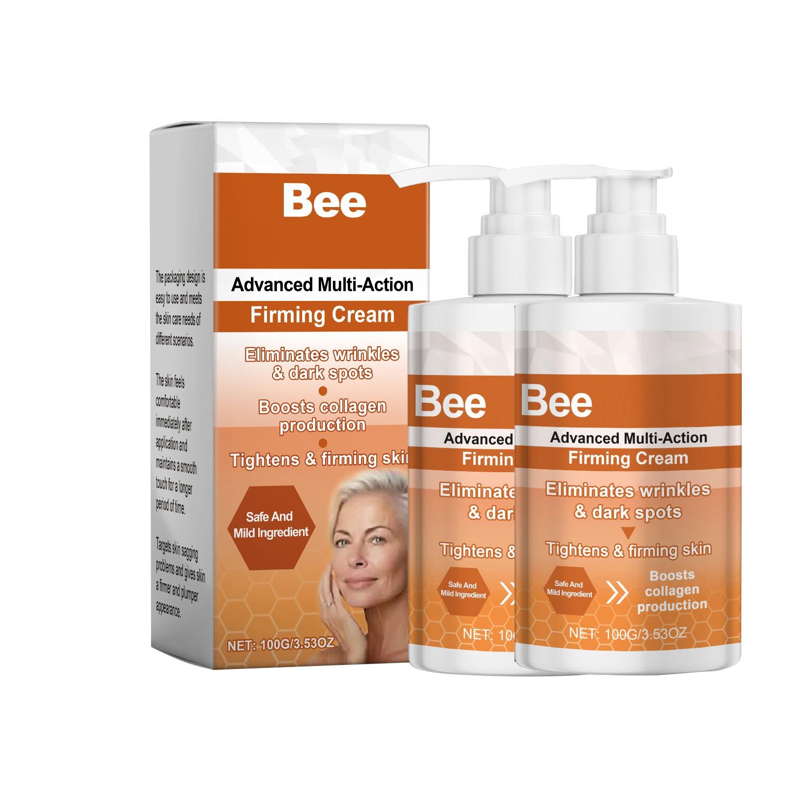 

Крем для укрепления кожи Bee Firming Cream, лосьон для тела, улучшает состояние тусклой, грубой и сухой кожи, глубоко увлажняет и подтягивает 100 г One Size