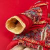 Pet Dog Cat Winter Warm Chinese Style Tang Suit Vest With Fortune God Hat New Celebration