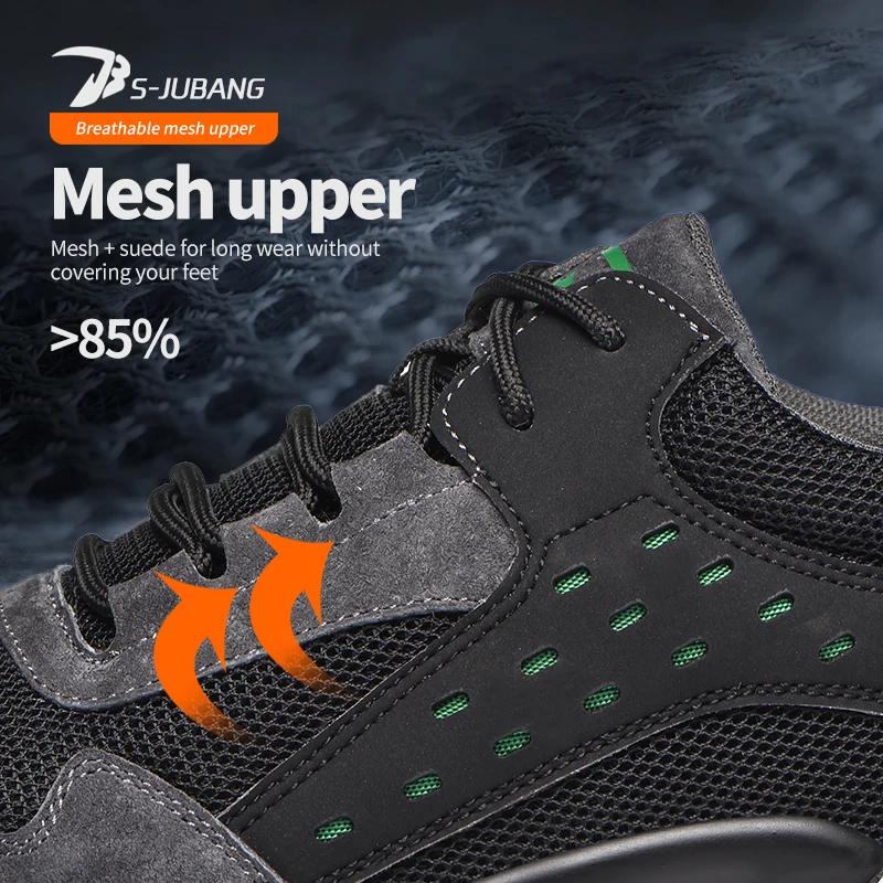 Oddychające stalowe buty robocze z noskami buty ochronne męskie obuwie ochronne przeciw rozbiciu niezniszczalne obuwie ochronne buty robocze trampki