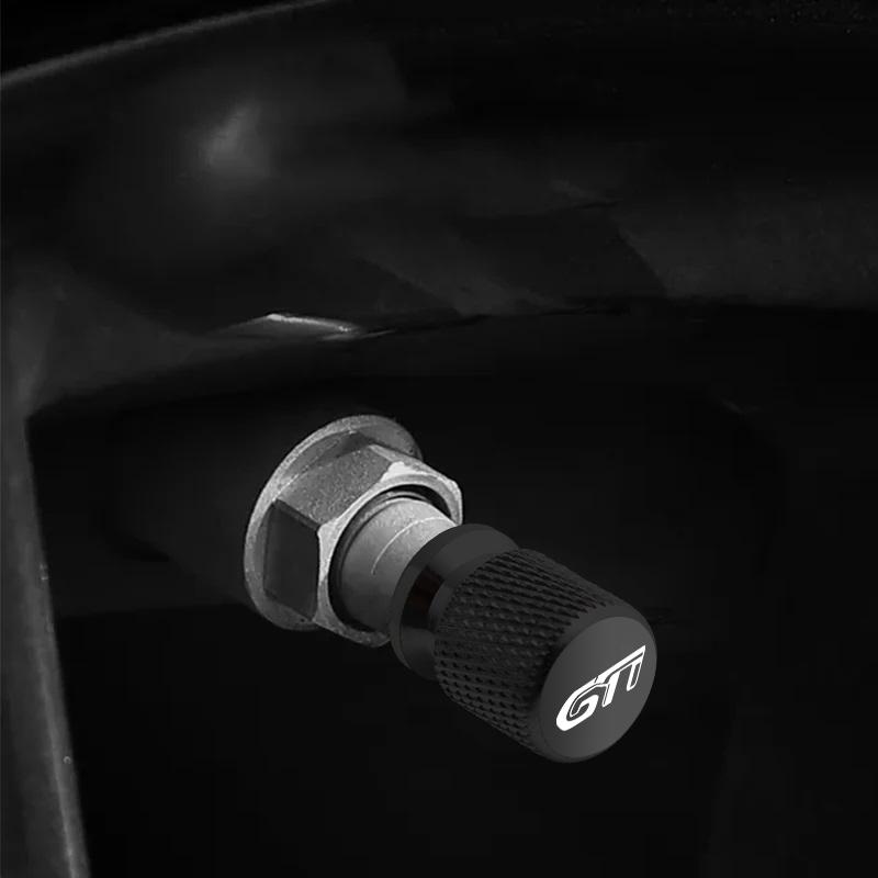 For VW VOLKSWAGEN 2026 New For Peugeot GTI Emblem 106 107 206 207 208 301 307 408 508 3008 Badge Car Wheel Tire Valve Caps Tyre