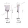 200/350ml 2Pcs Phnom Penh Hammer Wine Glass Goblet Creative Crystal Glass Red Wine Champagne Glass Party Home Glassware Drinking