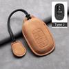 4 Buttons Car Remote Key Case Cover for Honda HR-V CR-V CRV Civic Accord 2021 2022 2023 Leather Car Key Shell Fob Keychain
