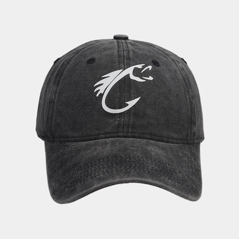 New Washed and Old Personalized Printed Baseball Cap Men's Fashion Versatile Cap Women's Tide Outdoor Sunscreen Visor
