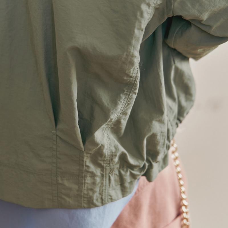 Maxza Out Pocket High Neck Anorak Jumper Ze04qj002nh