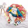1pc Outdoor Umbrella with Cute Anime Girl and Stuffed Toys Design - Automatic Opening/Closing, Portable 3-Fold Design, 8-Rib Iron Frame - Perfect