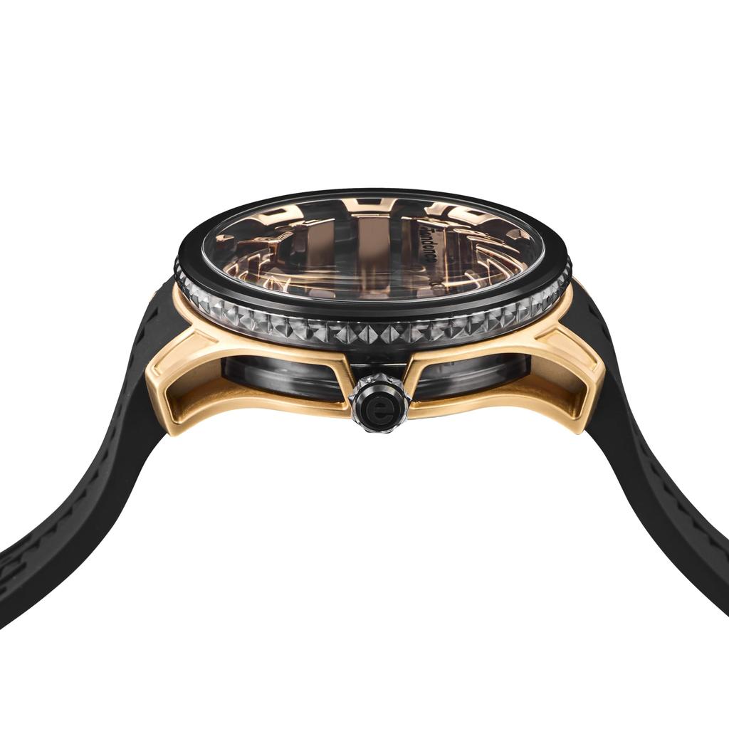 Automatinis laikrodis Tendence Mirror Sky TY230002 juodas [Tendence] vyriškas