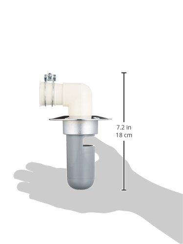 SANEI Washing Machine Drain Trap for VU Pipe, Nominal 50, H550-50