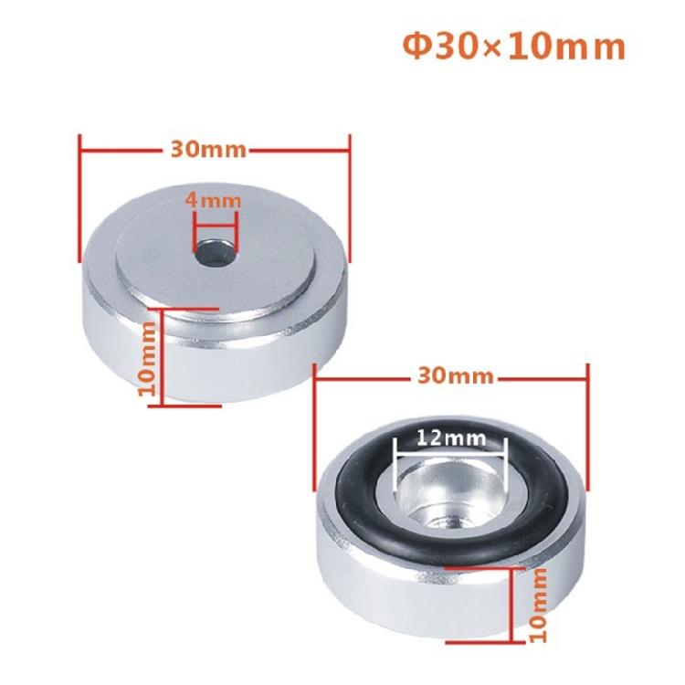 Aluminum Isolation Feet Pad Shockproof Support Foot,Shock Absorbing Pad For  Auditory Amplifiers
