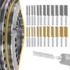 Bore Cleaning Brushes Tube Tools for Bearings Cylinders Power 12PCS