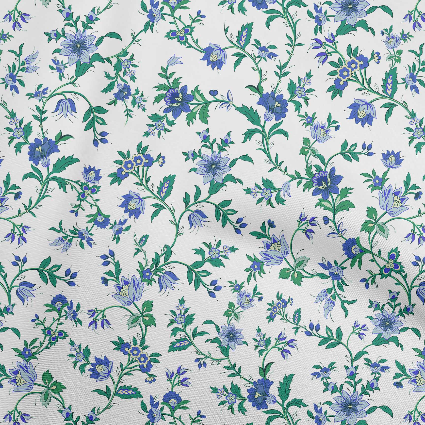 

oneOone бавовняна гнучка світло-сіра тканина Якобіан квітковий швейний матеріал Тканина з принтом у дворі 40 дюймів 42 Inch Wide - Viscose Chiffon білий