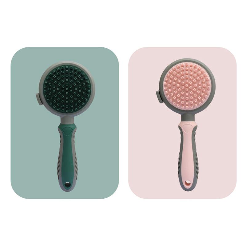 Practical Double-sided Dog Hair Remover Soft Smooth Not Hurt Skin Matted Hair Bathing Grooming Cat Brush Pet Cleaning Supplies