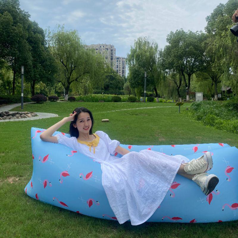 Festival Inflatable Sofa & Roll-Up Table for Outdoor Picnics