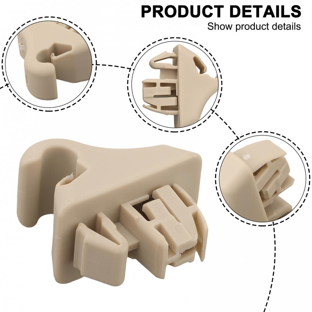 Gray Sun Visor Retainer MR779704/MR779705 Practical