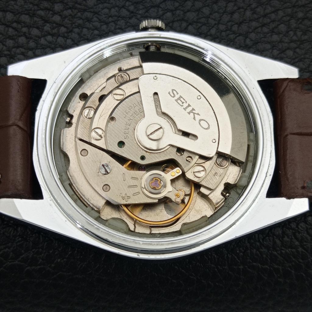 REFURBISHED SEIKO AUTOMATIC 6309A JAPAN MENS VINTAGE BROWN DIAL WATCH a443150-1