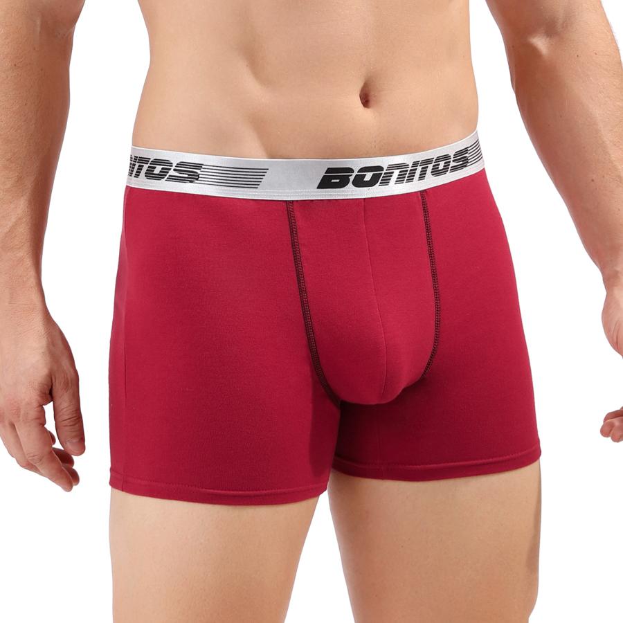 BONITOS 1 ks Pánské spodní prádlo s maskovacím potiskem pro muže Bavlna Pánské boxerky Pohodlné spodní prádlo