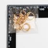 Smooth Surface Open Ring Metal Texture Ring Fashion Ring Set