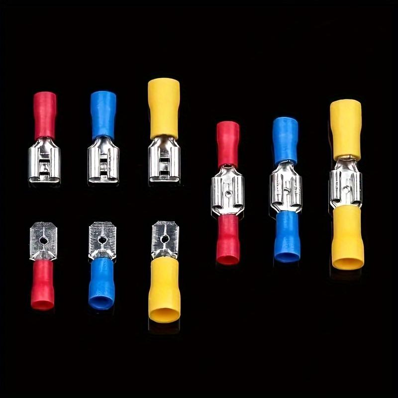 Insulated Electrical Wire Terminals Crimp Connectors Assorted Set, Color-Coded with Storage Box for Automotive Wiring