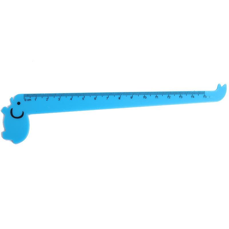 10/30 Pcs Student School Supplies Children Cute Animal Cartoon Giraffe Plastic Straight Ruler 15cm
