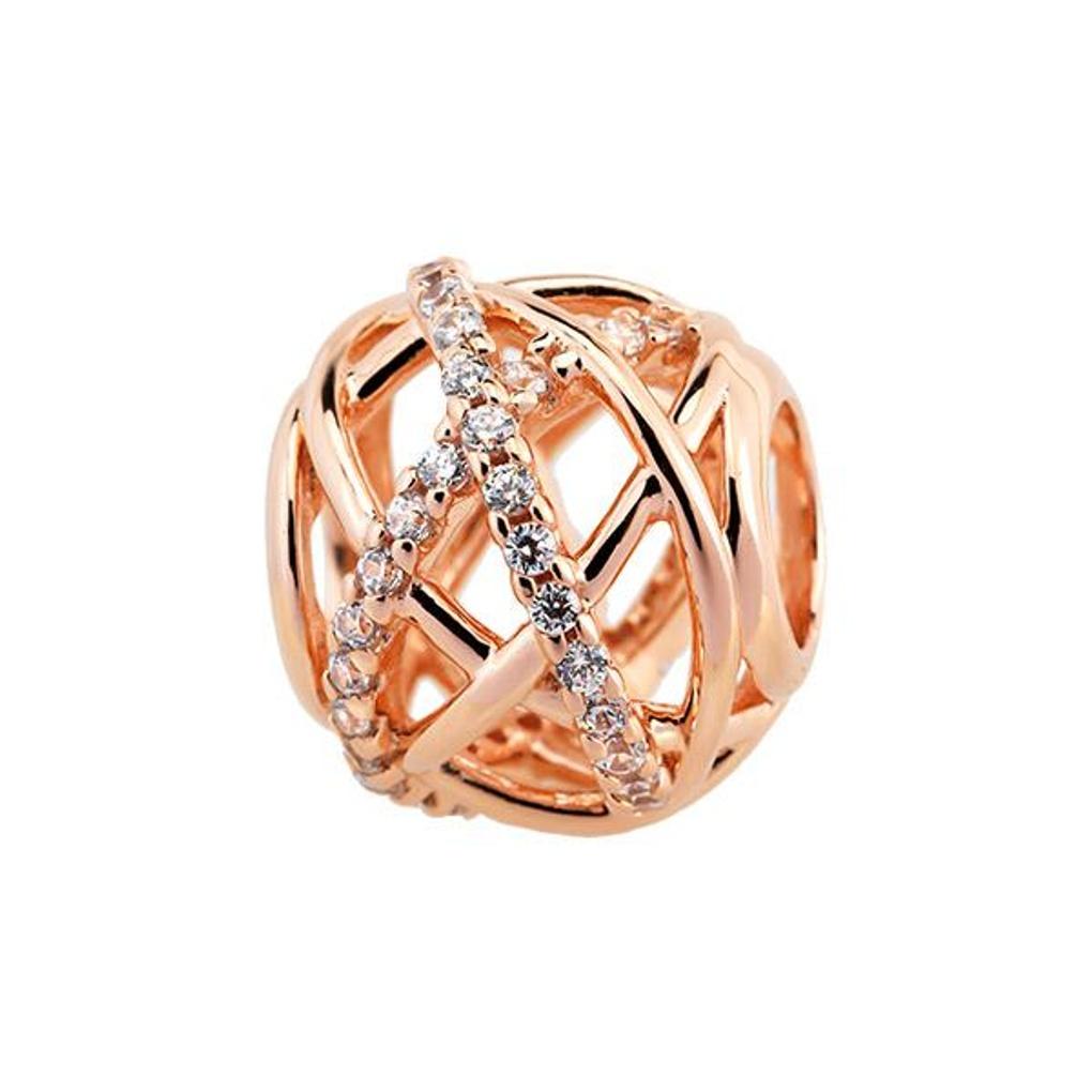 

Pandora 781388CZ Galaxy Openwork Rose Charm
