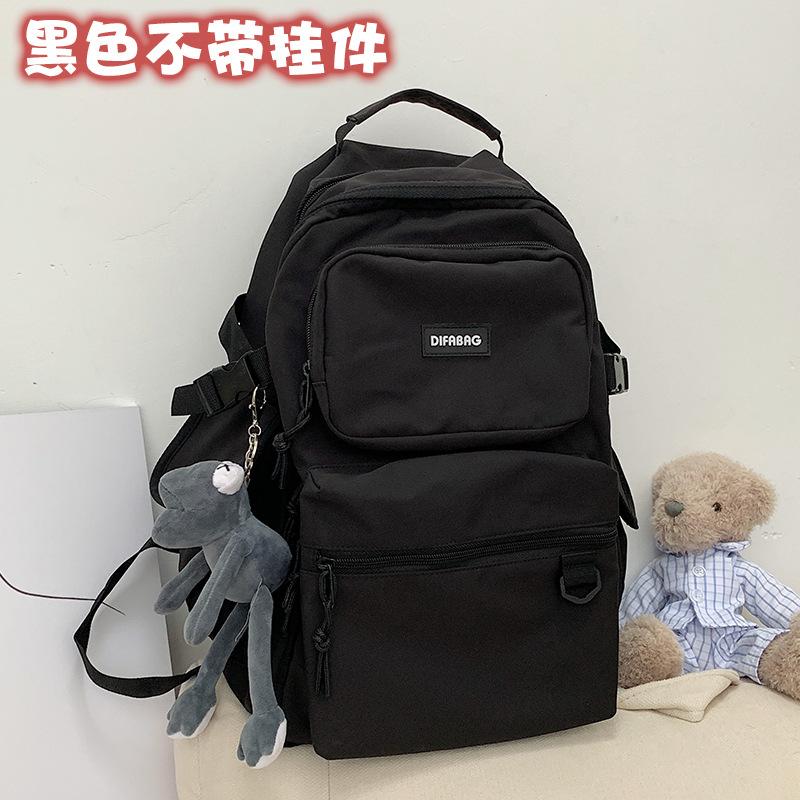 Schoolbag1011 new schoolbag female Korean version high school college student computer backpack junior high school student large capacity travel