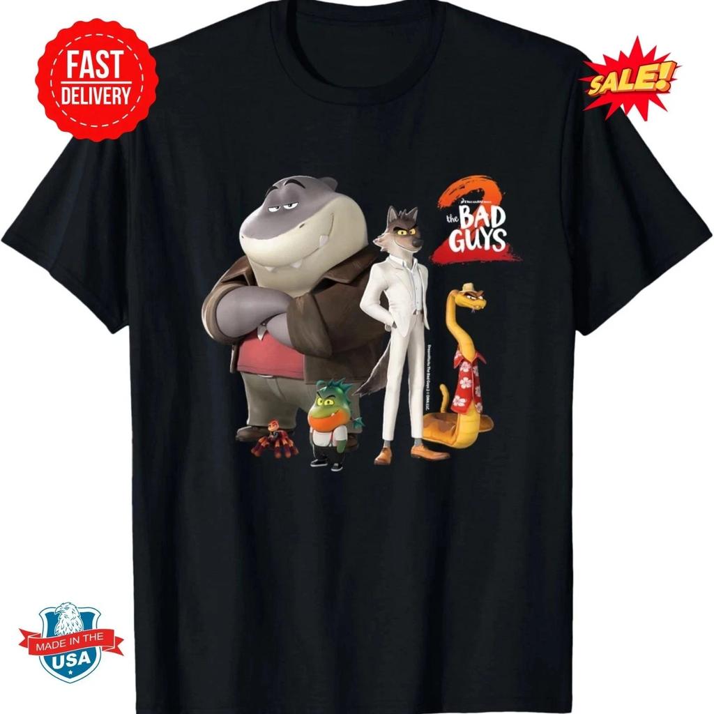 The Original Bad Guys 2 2025 T-Shirt S-5XL Unisex Full Size