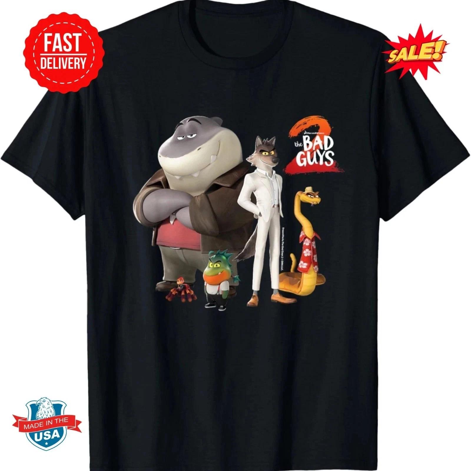 

The Original Bad Guys 2 2025 T-Shirt S-5XL Unisex Full Size M