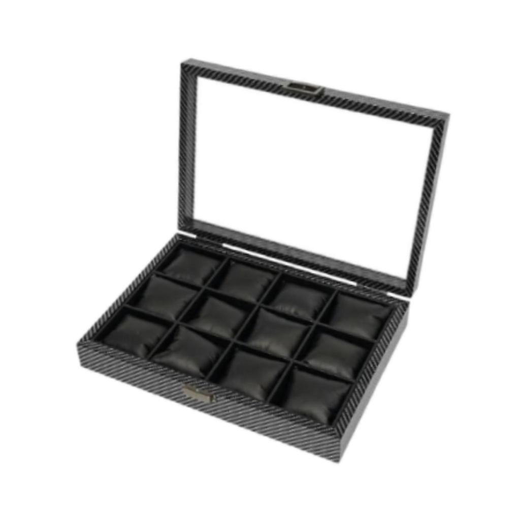 12 Slots Watches Carry Case Lightweight for Father's Day Birthday Gift