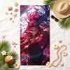 Demon Slayer Soft Beach Towel Stylish Beach Pool Towel for Summer Seaside Vacation Travel