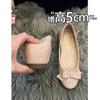 Skirt, Skirt, Bow, Small Man, Ballet Shoes, Single Shoes, Shallow Mouth with Versatile Inner Height Increase