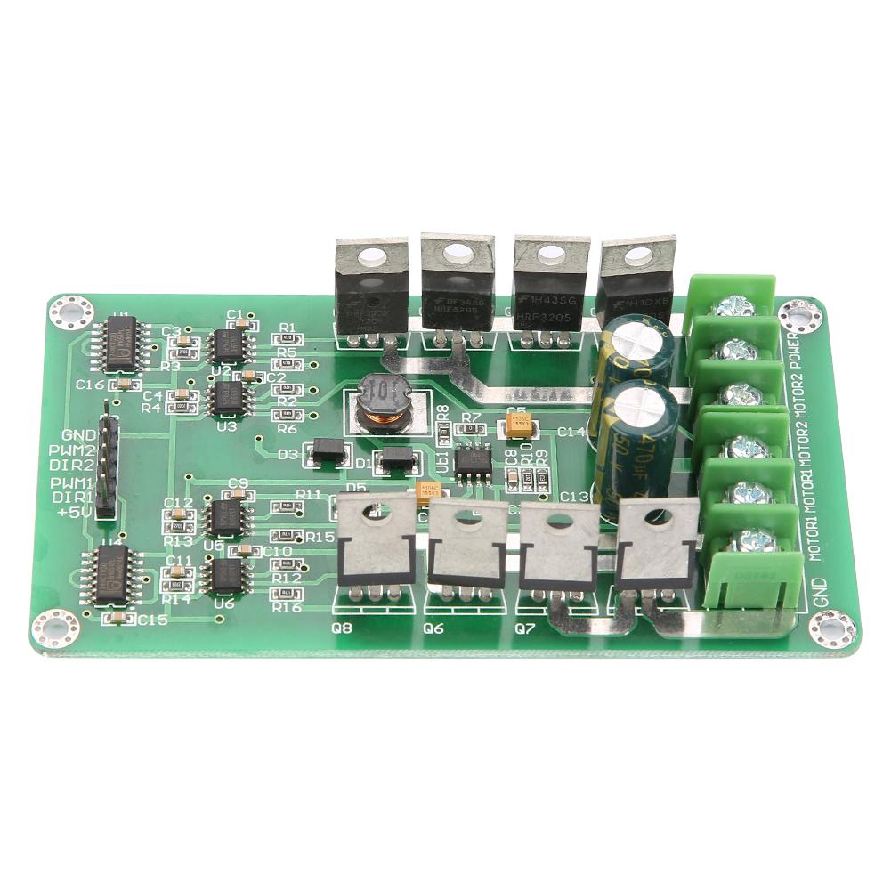 IRF3205 Dual Channel DC Motor Driver Board Module H bridge with Brake Function