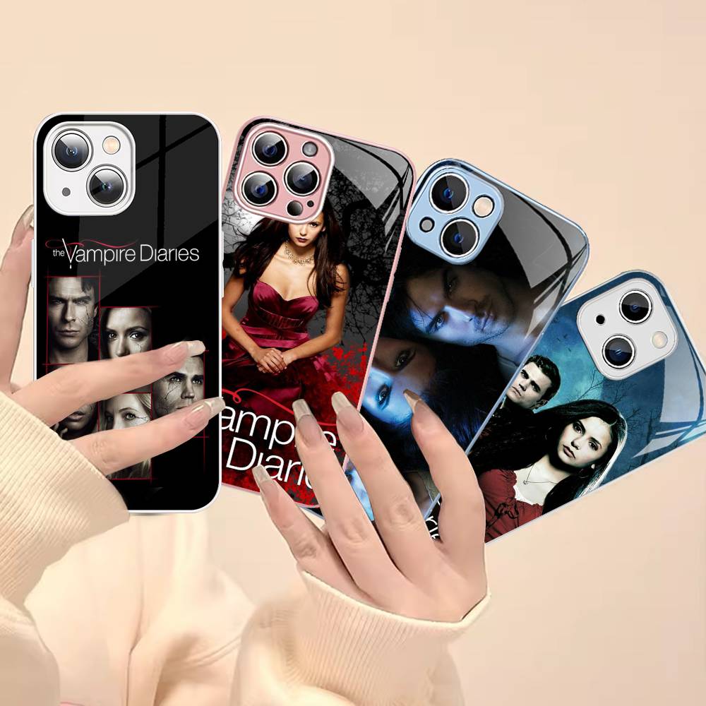 The Vampire Diaries TV For IPhone 14 13 12 Mini 11 Pro XS Max X XR 14 Plus Tempered Glass Cover